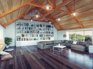 modern attic