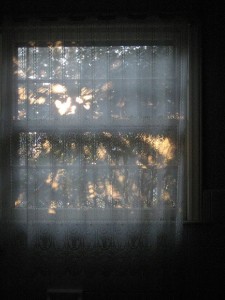 light through curtains